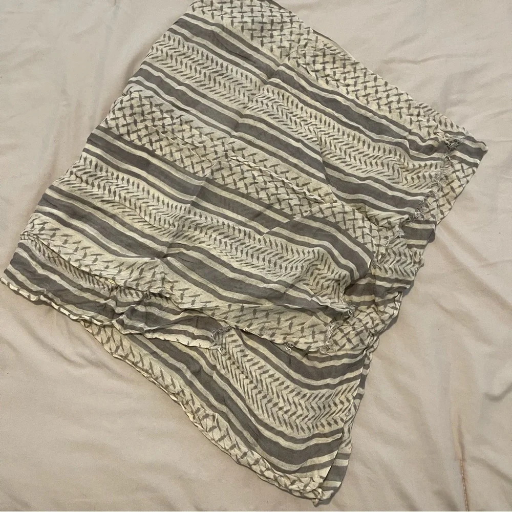 Scarf Bundle Lot – 12 Lightweight Scarves | Neutral, Teal & Patterned